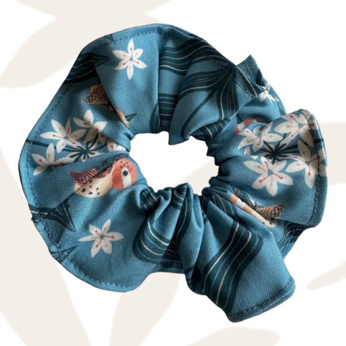 Scrunchies. Pájaros.