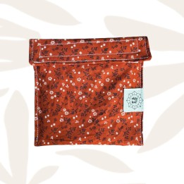 Bolsa Snack o para las chuches. Granate.